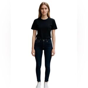 Lucky Brand Women's Dark Indigo Skinny Jeans